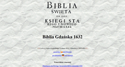 Desktop Screenshot of bibliagdanska.pl